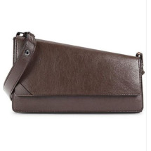 Calvin Klein Basalt Faux Leather Crossbody Java