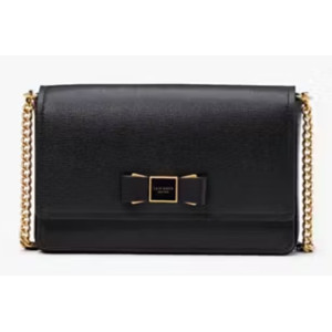 KATE SPADE Morgan Bedazzled Bow Black