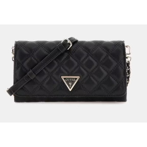 GUESS Giully Quilted Faux Leather Cl Black No Size